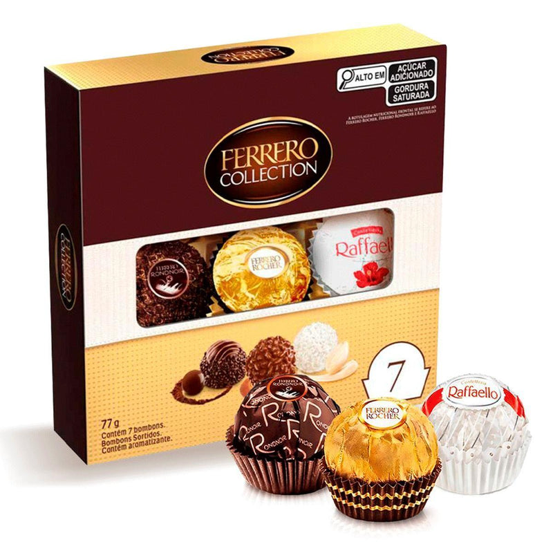 Bombom Sortido Collection c/7 Unid. – Ferrero Rocher